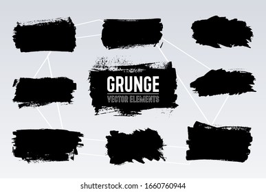 Black and white grunge background. Distress overlay texture for your design. Urban texture template.