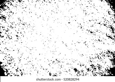 Black and white grunge background Distress Texture.Grunge Wall Background.Grunge frame. Vector template Illustration.