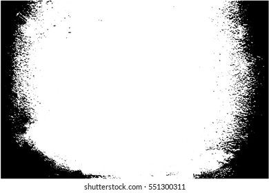 Black and white grunge background Distress Texture.Grunge Wall Background.Grunge frame. Vector template Illustration.