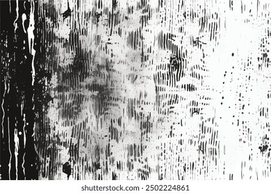 Black and white Grunge Background. Monochrome texture. Abstract black and white vector background.