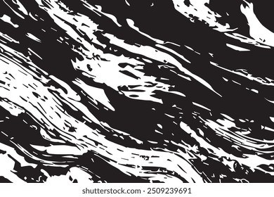 Black and white Grunge Background. Grunge overlay layer. Abstract black and white vector background. Monochrome particles abstract texture. 