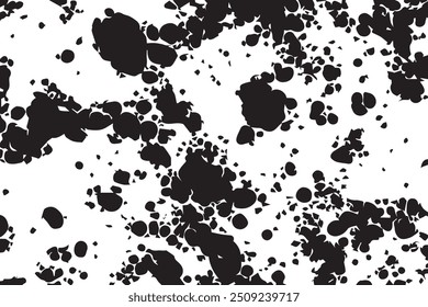 Black and white Grunge Background. Grunge overlay layer. Abstract black and white vector background. Monochrome particles abstract texture. 
