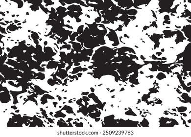 Black and white Grunge Background. Grunge overlay layer. Abstract black and white vector background. Monochrome particles abstract texture. 