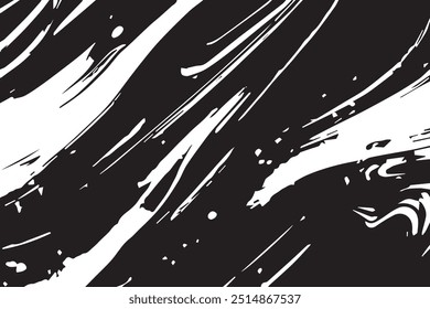 Black and white Grunge Background. Overlay texture.  grunge urban texture. Monochrome texture. Vector Background. 