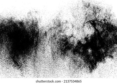 Black and white grunge background. Post-apocalyptic style texture. Digitally generated image. Vector design elements. Illustration, Eps 10.