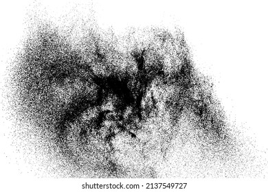 Black and white grunge background. Post-apocalyptic style texture. Digitally generated image. Vector design elements. Illustration, Eps 10.