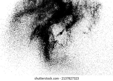 Fondo negro y blanco. Textura de estilo post-apocalíptico. Imagen generada digitalmente. Elementos de diseño de vectores. Ilustración, Eps 10.