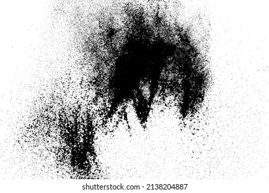 Black and white grunge background. Post-apocalyptic style texture. Digitally generated image. Vector design elements. Illustration, Eps 10.