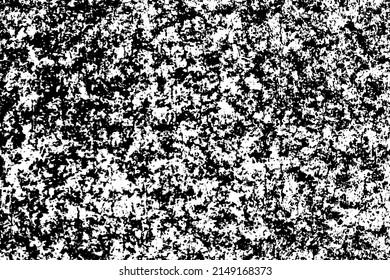 Black and white grunge background. Post-apocalyptic style texture. Digitally generated image. Vector design elements. Illustration, Eps 10.