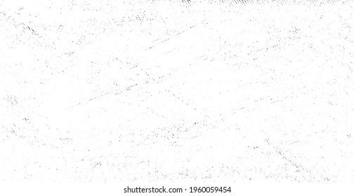 Black and white grunge background, realistic texture - Vector illustration