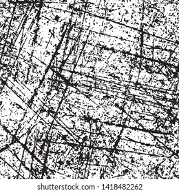 Black white grunge background seamless vector