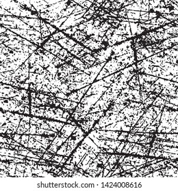 Black white grunge background seamless vector
