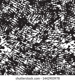 Black white grunge background seamless vector