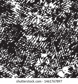 Black white grunge background seamless vector