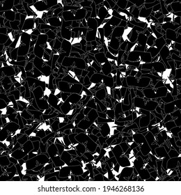 Black and white grunge background seamless pattern