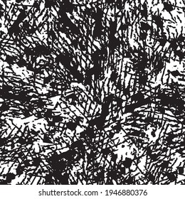 Black white grunge background seamless vector
