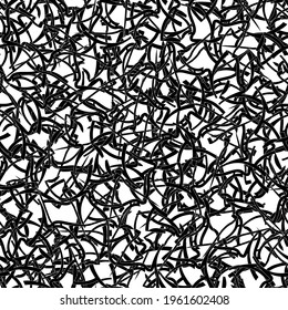 Black and white grunge background seamless pattern