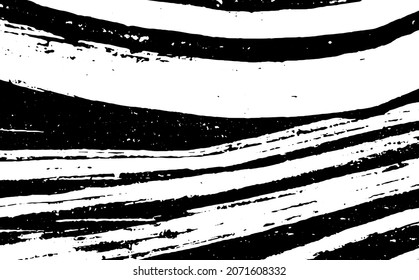 Black and white grunge background. Smears of black paint on white. The abstract backdrop is monochrome. Psychedelic Image