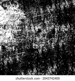 Black and white grunge background. Texture vector template for design projects