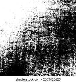 Black and white grunge background. Texture vector template for design projects