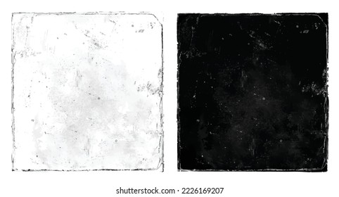 Black and white grunge background. Vector illustration