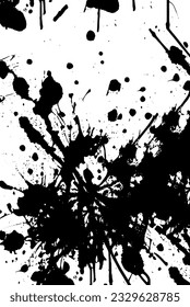 Black and white grunge background vector