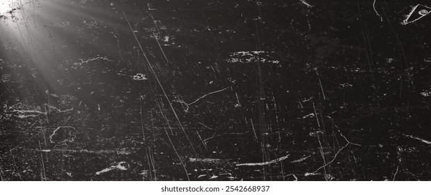 Black and white grunge background. Vector illustration.
