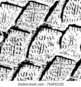 Black and white grunge background vector