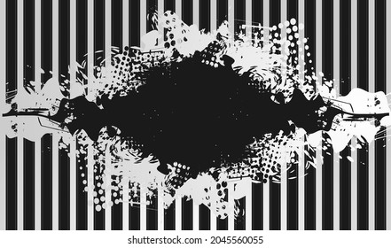 Fondo textural de manchas de color negro y blanco. Diseño de vectores