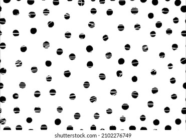black white Grunge brush strokes vector seamless pattern. Hand drawn ink dirty diagonal strokes and lines texture. Black paint dry brush blotches or smears background. Wrapping paper, fabric, wallpape