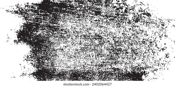 a black and white grunge brush texture on a white background