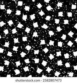 Black And White Grunge Design Pattern.  Can be used as a pattern for fabric, wallpaper, gift wraps, packaging, paper, tiles, laminates, carpet, curtain, cushion, cover, card, animation, comics etc.