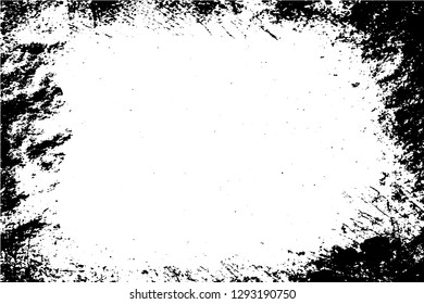 Black and white grunge. Distress overlay texture. Abstract surface dust and rough dirty wall background concept. Distress illustration simply place over object to create grunge effect . Vector EPS10.