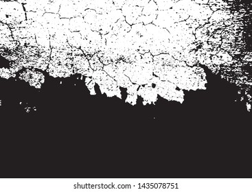 Black and white grunge. Distress overlay texture. Abstract surface dust and rough dirty wall background concept. Distress illustration simply place over object to create grunge effect . Vector EPS10.