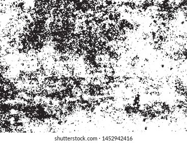 Black and white grunge. Distress overlay texture. Abstract surface dust and rough dirty wall background concept. Distress illustration simply place over object to create grunge effect . Vector EPS10.