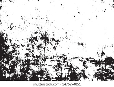 Black and white grunge. Distress overlay texture. Abstract surface dust and rough dirty wall background concept. Distress illustration simply place over object to create grunge effect . Vector EPS10.