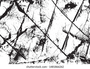 Black and white grunge. Distress overlay texture. Abstract surface dust and rough dirty wall background concept. Distress illustration simply place over object to create grunge effect . Vector EPS10.