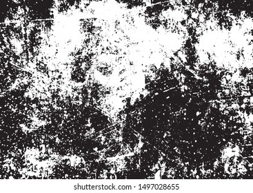 Black and white grunge. Distress overlay texture. Abstract surface dust and rough dirty wall background concept. Distress illustration simply place over object to create grunge effect. Vector EPS10.
