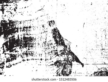 Black and white grunge. Distress overlay texture. Abstract surface dust and rough dirty wall background concept. Distress illustration simply place over object to create grunge effect. Vector EPS10.