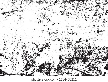 Black and white grunge. Distress overlay texture. Abstract surface dust and rough dirty wall background concept. Distress illustration simply place over object to create grunge effect. Vector EPS10.