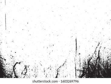 Black and white grunge. Distress overlay texture. Abstract surface dust and rough dirty wall background concept. Distress illustration simply place over object to create grunge effect. Vector EPS10.