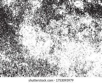 Black and white grunge. Distress overlay texture. Abstract surface dust and rough dirty wall background concept. 
Distress illustration simply place over object to create grunge effect. Vector EPS10.