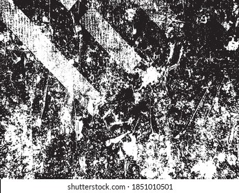 Black and white grunge. Distress overlay texture. Abstract surface dust and rough dirty wall background concept. 
Distress illustration simply place over object to create grunge effect. Vector EPS10