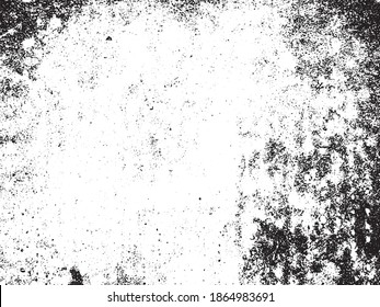 Black and white grunge. Distress overlay texture. Abstract surface dust and rough dirty wall background concept. 
Distress illustration simply place over object to create grunge effect. Vector EPS10.