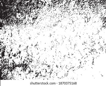 Black and white grunge. Distress overlay texture. Abstract surface dust and rough dirty wall background concept. Distress illustration simply place over object to create grunge effect. Vector EPS10.