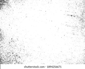 Black and white grunge. Distress overlay texture. Abstract surface dust and rough dirty wall background concept. 
Distress illustration simply place over object to create grunge effect. Vector EPS10.