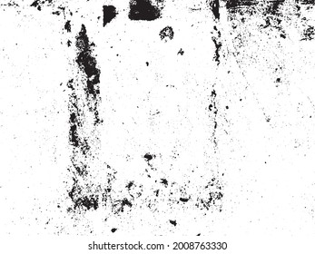 Black and white grunge. Distress overlay texture. Abstract surface dust and rough dirty wall background concept. 
Distress illustration simply place over object to create grunge effect. Vector EPS10.
