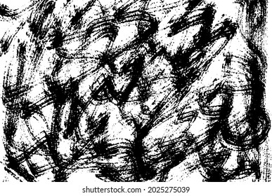 Black and white grunge. Distress overlay texture. Abstract surface dust and rough dirty wall background concept.Abstract grainy background, old painted wall.Grunge Texture Vector
