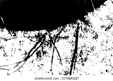 Black and white grunge. Distress overlay texture. Abstract surface dust and rough dirty wall background concept. Distress illustration simply place over object to create grunge effect. Vector EPS10.