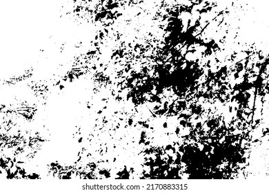 Black and white grunge. Distress overlay texture. Abstract surface dust and rough dirty wall background concept. Distress illustration simply place over object to create grunge effect. Vector EPS10.
